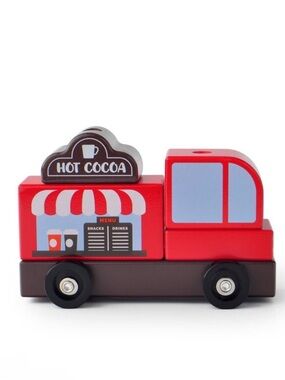 Not for sale! Do not purchase Target Bullseye
Wooden Stacking Truck- Hot Cocoa
